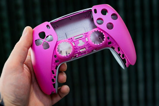 Pink/ Silver Cerakote PS5 Controller